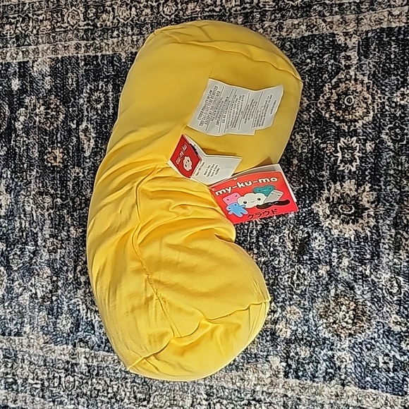 My Ku Mo Bedding Rare Nwt Lemon Mykumo Neckroll Pillow Soft